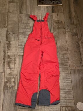 Arctix Pink Youth Ski Bibs with Black Label